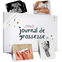 Journal De Grossesse élégant - Livre à Compléter Mois Par Mois Avec Souvenirs Et Photos - Idée Cadeau Future Maman