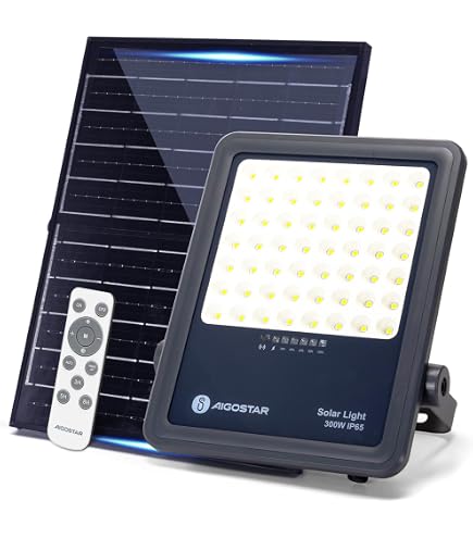 XEX Faro LED Esterno con Pannello Solare sensore Luce | FindTheDeal