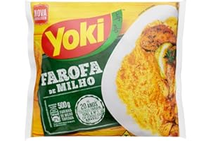 Yoki- Farofa de Milho - Farina di mais speziata- Condita- Prodotto brasiliano- 500 Grammi