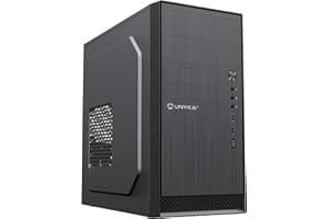 UNYKAch Caja de Ordenador Micro ATX Aero C12 V2 con Dos Puertos USB 3.0 y Un Puerto USB Type C 2.0