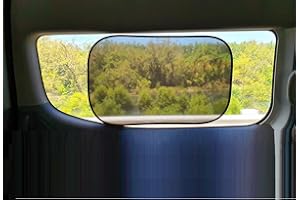 ‎KINDER FLUFF kinder Fluff Osłona Przeciwsłoneczna na Szybę samochodu (4 szt.)- Jedyna Certyfikowana Osłona na Szybę Samochodu dla Dziecka, Która Blokuje 99% UVR -Ochrona Przeciwsłoneczna Samochodowego - BD