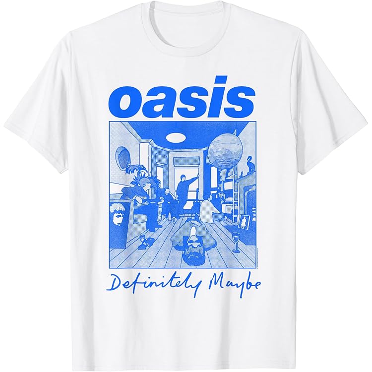 T-Shirt Oasis Logo Donna Maglia Maglietta Logo - 100% Cotone - Foto 10