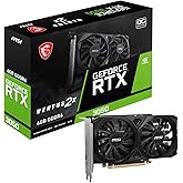 MSI GeForce RTX 3050 Ventus 2X 6G OC Carte Graphique - 6 Go GDDR6, 1492 MHz, PCI Express Gen 4, 96 Bits, DP v 1.4a, 2X HDMI 2