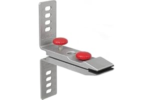 Lansky Support de Serrage Unisexe - pour Adulte - avec revêtement en Caoutchouc (Rclamp), 0