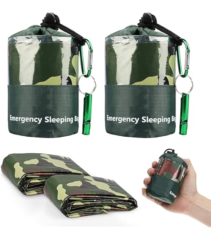 Notfallzelt Für 2 Personen - Wärmeisolierend Alufolie Survival Zelt