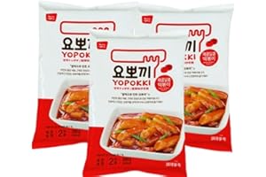 ‎EASYCOOKASIA EasyCookAsia Tteokbokki im Beutel | Süß & Sauer 140g x 3er | Koreanischer Reiskuchen im Pouch | Ready-to-Eat K-Streetfood für Zuhause (3er, Süß & Sauer)
