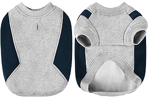 KONVINIT Hundepullover Fleece Hundemantel für Kleine Hunde Warm Hunde Pulli mit Loch,Hundehoodie für Welpen Kleiner Mittlerer Hund,Grey S