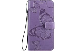 DENDICO Cover per Xiaomi Redmi Note 8 PRO, Pelle Portafoglio Custodia per Xiaomi Redmi Note 8 PRO Custodia a Libro con Funzione di appoggio e Porta Carte di Credito - Viola
