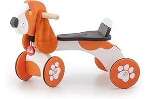 Ride-on Bracco | Trudi by Sevi | Giochi cavalcabili. Cane con ruote per bambini. Primi anni. Giochi in legno Sevi | 57x41x33cm | Cavalcabili Giganti | modello 88017
