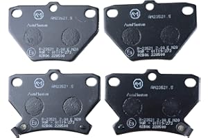 AutoMentum AM23521.5 Kit Pastiglie Freno di 4 per TOYOTA YARIS (_P1_) 1999-2005 Assale posteriore e altri veicoli