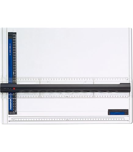 Staedtler Staedtler Mars 563, Aluminium Ruler, Stain-Resistant Edges, Non-Slip Pad, 563 50, Plastic, Silver, 50 Cm - View #9