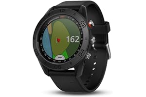 Garmin Approach S60 - Reloj de Golf con Correa de Silicon, GPS, color Negro