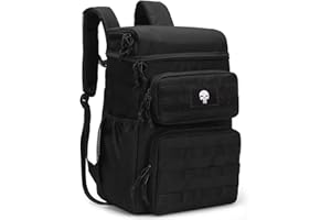 BUNNYCHIC Sac à Dos glacière Tactique – Glacière Souple, légère et étanche, Sac Isotherme Portable et imperméable pour la Plage, Les Voyages, Le Camping, Les Pique-niques et la randonnée.