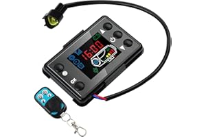 TIHOOK Controlador de calefacción LCD para coche, 12 V, con mando a distancia, calefacción de estacionamiento, diésel, LCD, para calefacción de aire diésel