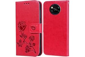 BIIULHCI Etui na telefon komórkowy Xiaomi Poco X3 NFC/Poco X3 Pro, etui na telefon komórkowy do Xiaomi Poco X3 NFC/Poco X3 Pro, skórzany pokrowiec na telefon komórkowy z przegródkami na karty, funkcja