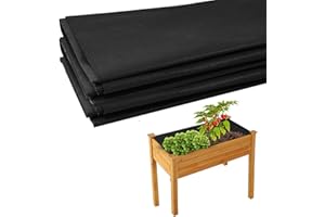 XINXINPHI 150 x 200cm Forro Tela Maceteros Grandes, Estera Protectora para Cultivar Hortalizas & Flores y Plantas, Forro Tela Macetas Tela no Tejida para Jardinera Madera Exterior, Terraza, Balcón y Jardín