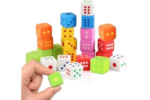NHYDZSZ Gomas De Borrar,24 Piezas Multicolor Goma de Borrar Borrador de Dados Lindo,Gomas de Borrar Mini Gomas de Borrar Creativa Borrador Para Niños,Para Escuela,Oficina,Artículos De Papelería