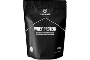 ORGAINIC Polvo de Proteína de Suero de Plátano Rojo Orgánico - Certificado Orgánico - Polvo de Proteína de Alemania - Pienso de Hierba - 1000g