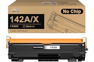 colorfly 142A W1420A Toner 142X W1420X Compatibile per HP Cartucce Toner per HP Laserjet M110 M110w M110we MFP M139 M139we M140 M140w M140we (1 Nero, Nessun chip)