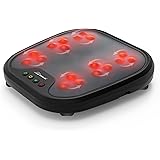 Snailax Massaggiatore Plantare Shiatsu, 2 in 1 Massaggiatore per Piedi e Schiena con Calore, Copertura Lavabile, Scaldapiedi 