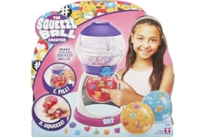 CHARACTER OPTIONS The Squeeze Ball Creator Créateur de balles Anti-Stress réutilisable pour garçons et Filles – Mélangez et pressez – Ensemble de Jeu réutilisable avec Accessoires