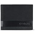 Columbia Men's Everyday Bifold Wallet-Multiple Card Slots, Id Window