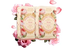 Panier des Sens Sapone Solido Rosa 2x150g - Sapone Solido Corpo e Mani - Saponetta alla Rosa 97% di Ingredienti Naturali – Realizzato in Francia secondo l’autentica tradizione marsigliese