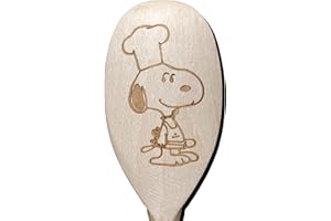 FASTCRAFT Charlie Brown Snoopy Woodstock Cuillère de cuisson en bois Cadeau Fan (Snoopy Baker)
