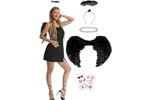NMKL Halloween Angel Wings and Halo