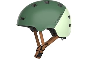 GLAMVILLA Casco de Bicicleta/Patinete Electrico Adulto, Casco Skate/Bici/BMX para Niños/Hombres/Mujeres,Ultraligero Casco Multifuncional,El Peso es Solo 260g/270g/280g