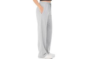 ROSS CAMP Jogginghose Damen - Baumwolle Sporthose Lang, Traininghose Laufhosen Bequeme Jogger, Sweatpants Weites Bein mit elastischem Bund Yogahose
