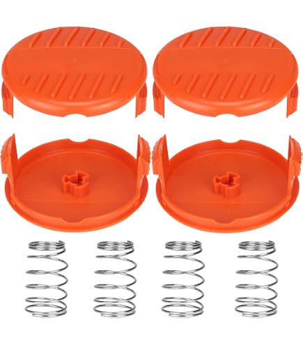StarRing 4 Stuks Vervangende Trimmerspoel + Lijn + Deksel – Voor Black & Decker Grastrimmers GL230, GL280, GL340, GL425, GL430, GL530, GL540 En Meer