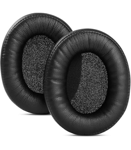 Coussinets De Rechange Pour Casque – Mousse Mémoire De Forme Et Cuir Protéiné – Taille Universelle 105x85 Mm | Confort Audio Amélioré - 8