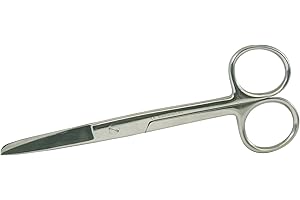 ‎SANISMART Chirurgische Schere gebogen spitz/stumpf 14,5 cm