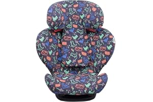 JYOKO Kids Bezug kompatibel mit Bebe Confort, Maxi Cosi Rodi, Rodifix (Rodifix Air Protect, Happy Dino)
