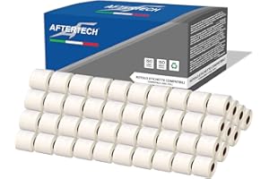 Aftertech 100 x 99014 54 x 101 mm Rollos de etiquetas adhesivas compatibles (220 etiquetas/rollo = 22000 totales) para Dymo LabelWriter Seiko SLP etiquetadoras impresoras S0722436 100x99014