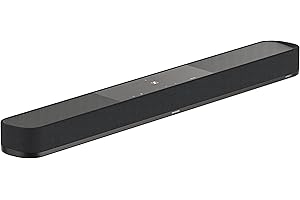 Sennheiser Auxiliaire AMBEO Soundbar | Plus pour TV et Musique avec Son Surround 3D immersif, Configuration de Haut-Parleur 7.1.4 virtuel, caissons de Graves Doubles intégrés, Prise UE, Black
