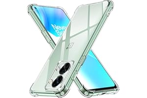 ‎IVOLER iVoler Etui do OnePlus Nord 2T, przezroczyste etui amortyzujące wstrząsy z miękkiego TPU, cienkie miękkie silikonowe etui ochronne z TPU