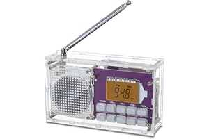 RUANI DIY Digital Radio Kit Shortwave Radios FM 87-108MHZ with Clock for Student STEM Learning Teaching