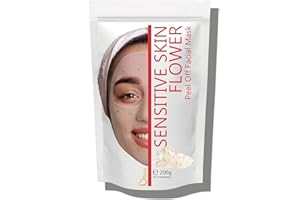 Oïléna - Masque Peel-Off Alginate | Soin 100% Naturel pour Peaux Réactives | Extracteur de Points Noirs | Hydratation Apaisante et Anti-Inflammatoire | Soin Cabine & Maison, Transparent