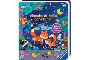 Ravensburger Play+ - Livre Lumineux Bébé Cherche Et Trouve 2 Ans et Plus - Dans La Nuit - Histoire Du Soir Interactive Avec Plus De 50 Lumières - 13099025