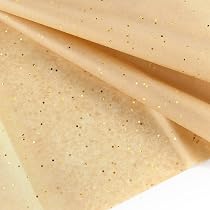 10 Feuilles Papier De Soie Pailleté Doré 50x66cm - Emballage Cadeau Luxe - Noël, Anniversaire, Mariage - Marron
