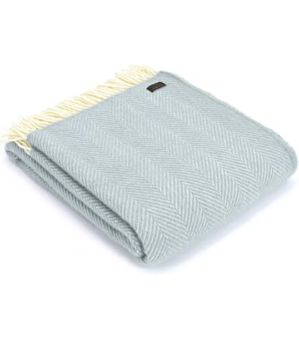 Tweedmill Textiles Couverture en laine vierge 100 % pure - Fabriquée au