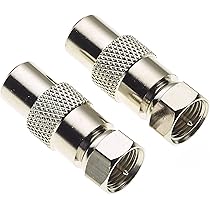 2 Adattatori Coassiali RF Da 90 Gradi Tipo F A TV IEC Maschio E Femmina - Foto 5