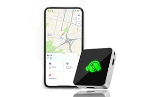 SEINXON Bluetooth Tracker und Item Locator für Schlüssel, Taschen und mehr Funktioniert mit Apple Find My APP & Netzwerk (nur iOS) IP66; bis zu 200 ft. Reichweite.RGB Flashlight (Musik)