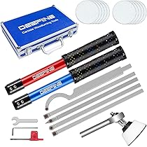 21er Set Drehmeißel, 12mm Bohrstange Schaftdrehmaschine Drehwerkzeughalter mit Hartmetall-Wendeschneidplatten, T8 Schraubenschlüssel