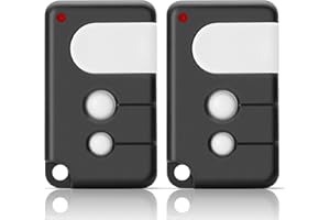 QUEVATI 2 Stück 433,92MHz Garagentoröffner Fernbedienung Kompatibel mit Chamberlain MotorLift LiftMaster TX4RUNI, TX2REV, 84335EML, 84333E, 94333E, 4335EML Handsender, 3-Kanal für MotorLift 500, 700, 1000