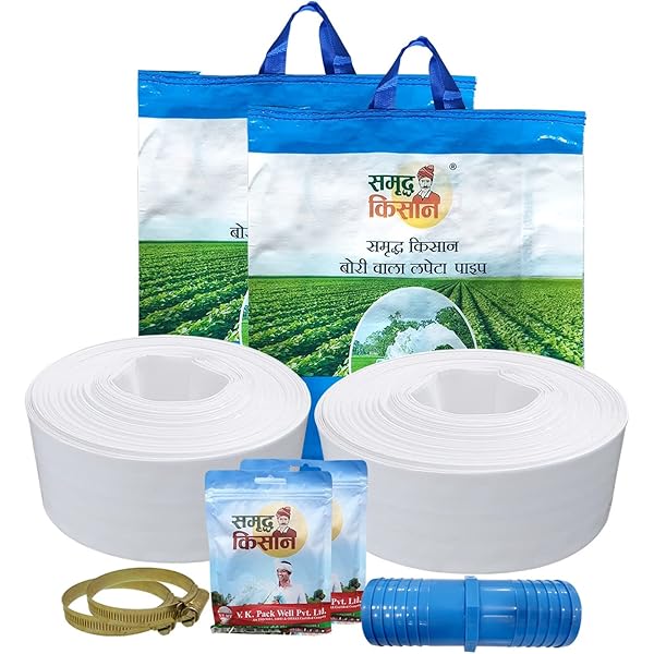 VK Sarvottam HDPE Laminated Woven Lay Flat Tube (60 Meter), 40 OFF