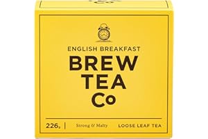 Brew Tea Co - English Breakfast Loose Leaf Tea - Strong and Malty - 226g