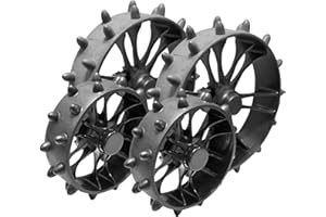 Clicgear Unisex Hedgehog Wheels FÜR Clicgear 8 0 4er-Pack, Schwarz, Einheitsgröße